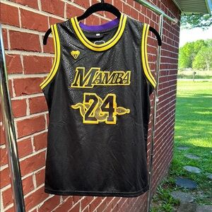Mamba Black and Yellow Basketball Jersey